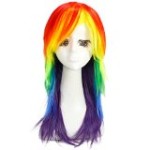 rainbow wig